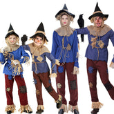 NEATMOA The Wizard of Oz Scarecrow Costume Unisex Kids and Adults Cosplay Outfit for Halloween Comic Con School Plays Theme Parties and Parades
